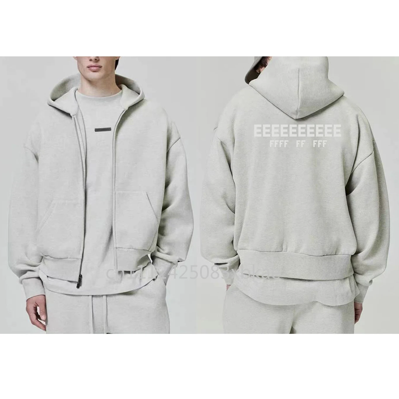 

25SS Double Line Vintage Outerwear Sets Men's Metallic Texture Letter Logo Coats Sets Luxury Design Men's Oversized Street Sets