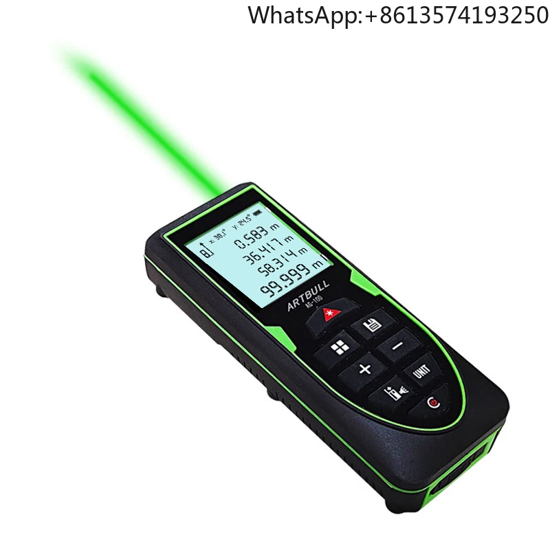 

OEM Factory Price Green Laser Rangefinder USB Rechargeable 70m 100m 120m Laser Distance Meter Measure Tape Laser