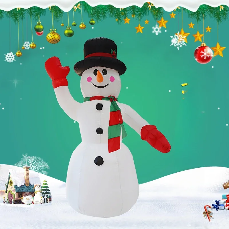 

Christmas Explosion Inflatable Christmas Snowman Garden Decoration Gift Model Decorations For Home