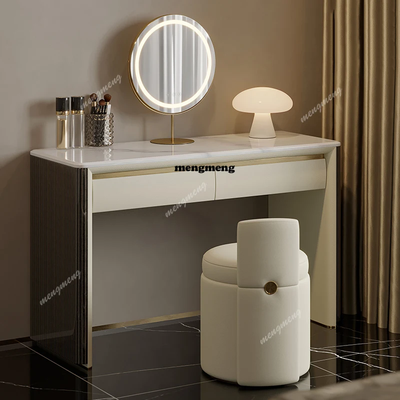 

Современный туалетный столик для хранения, спальня, белое зеркало, туалетный столик для гостиной, роскошные деревянные туалетные столики, мебель для гостиной