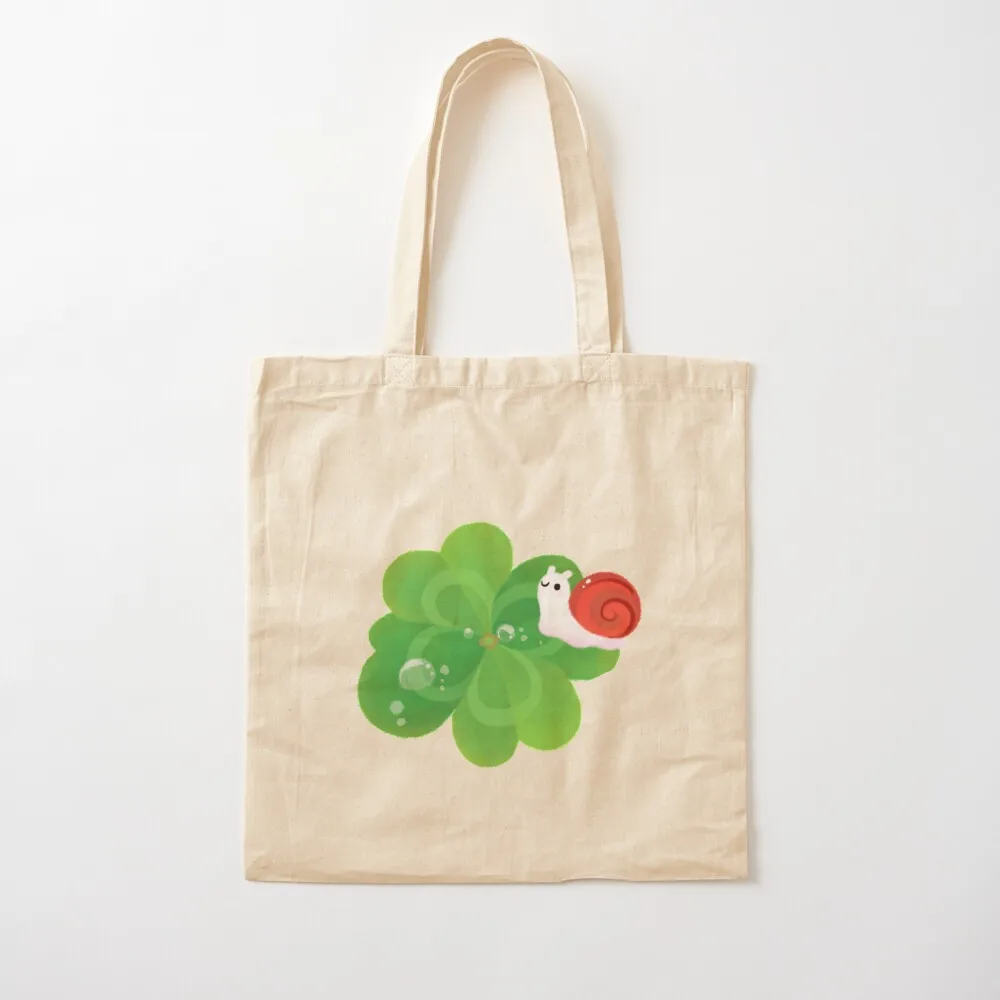 Happy lucky snail Tote Bag Candy bags bags woman 2026 cloth bag woman