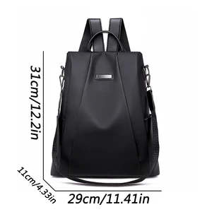 Anti -robbery, large capacity, elegant and casual, elegant se theft backpack 10 Main Sales Backpack Women's Bag - №2