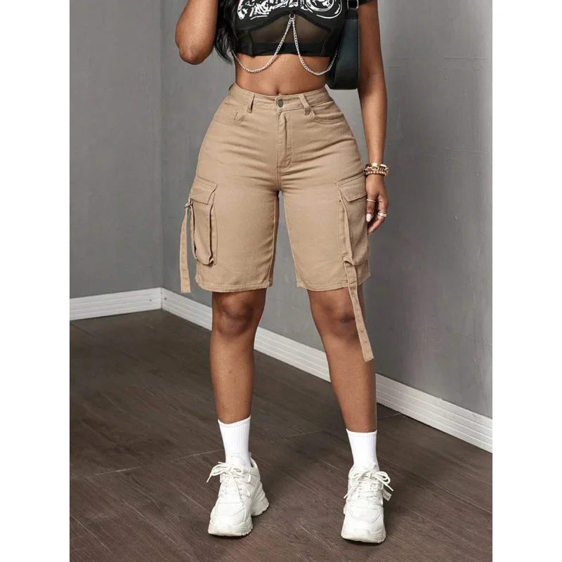 

Женские рабочие брюки карго с большими карманами T 80580, повседневные, свободного кроя, нейтральный стиль, другие материалы, 100% хлопок, весенний сезон