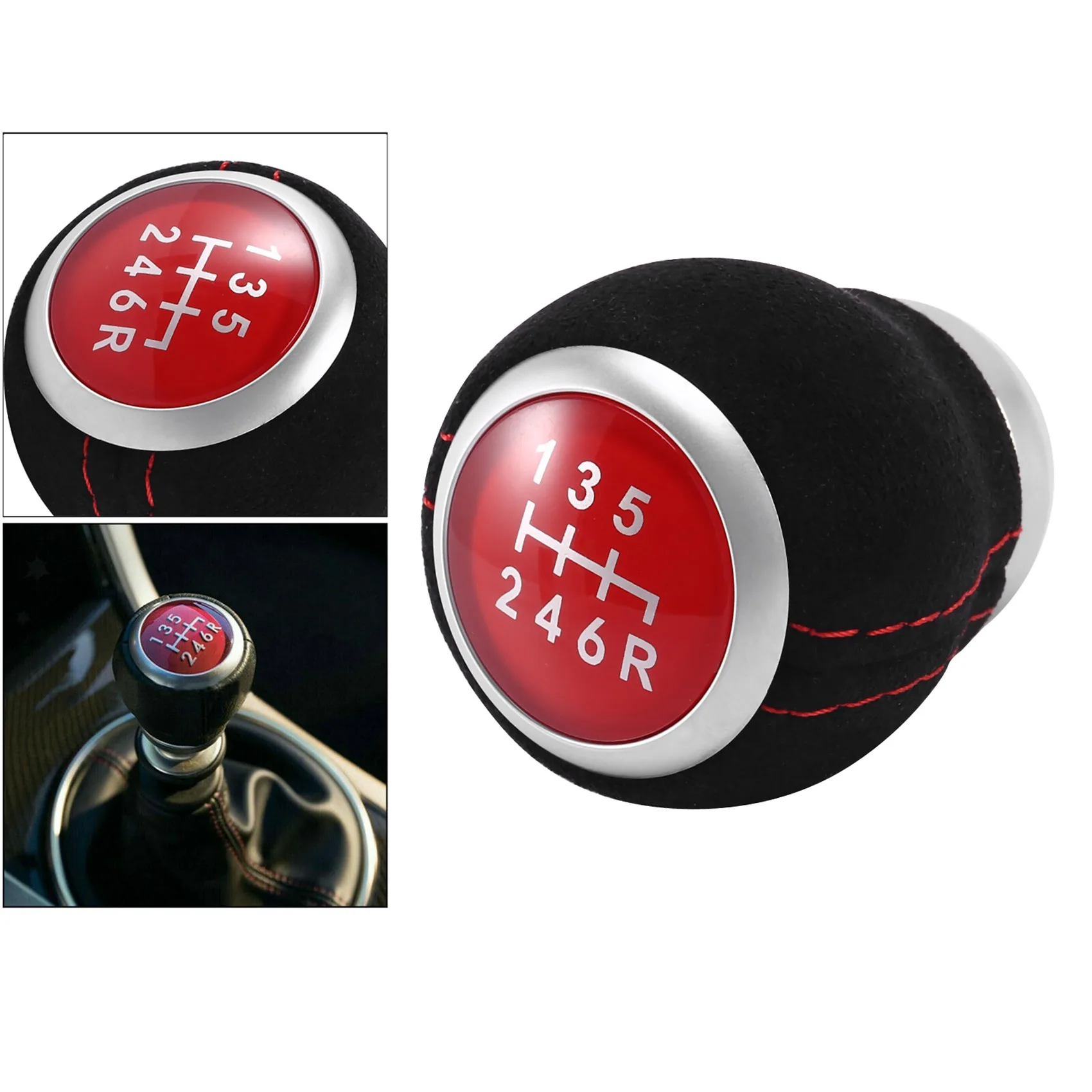 6 Speed Car Manual Transmission Shift Knob Gear Shift Knob for Subaru Impreza WRX STI Outback Forester 2009-2019