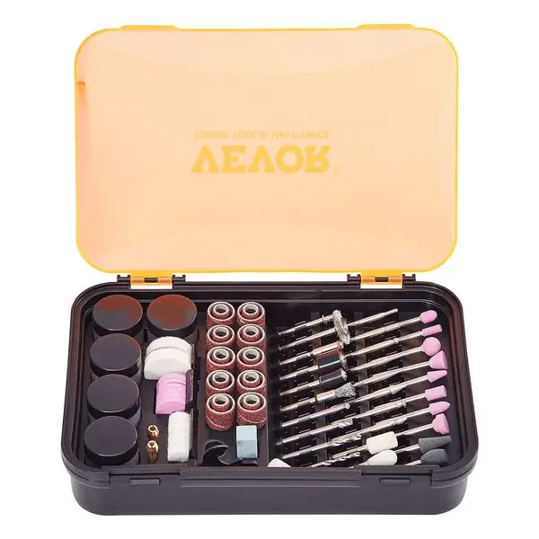 

VEVOR Rotary Tool Accessory Kit, 357PCS Accessories Kit, 1/8' Diameter Shank, Universal Fitment Power Rotary Tool Accessories Se