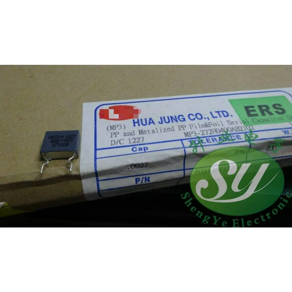 

50PCS 0.0027uf/400vAC 2700pf 2.7nf 272 brand new 10mm film capacitor