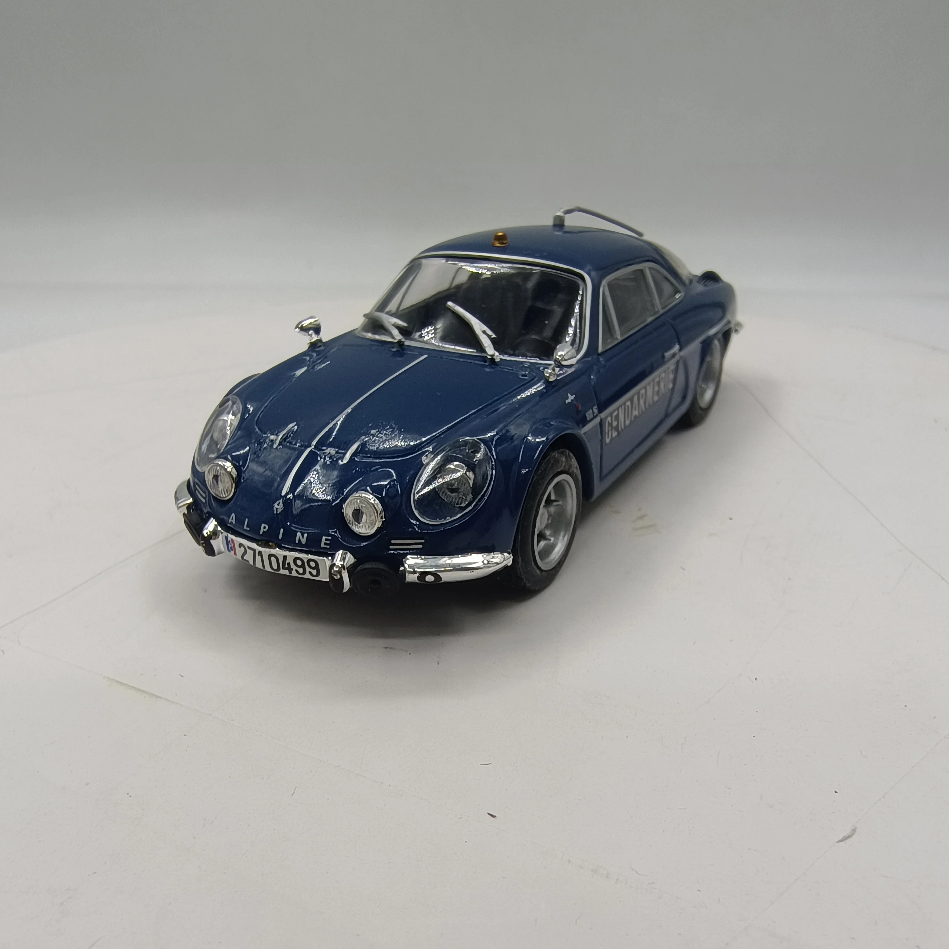 Bulk Diecast 1:43 Alpine A110 Classic French Police Alloy Car Model  IXO Blue Adult Collection Static Display Ornament Souvenir