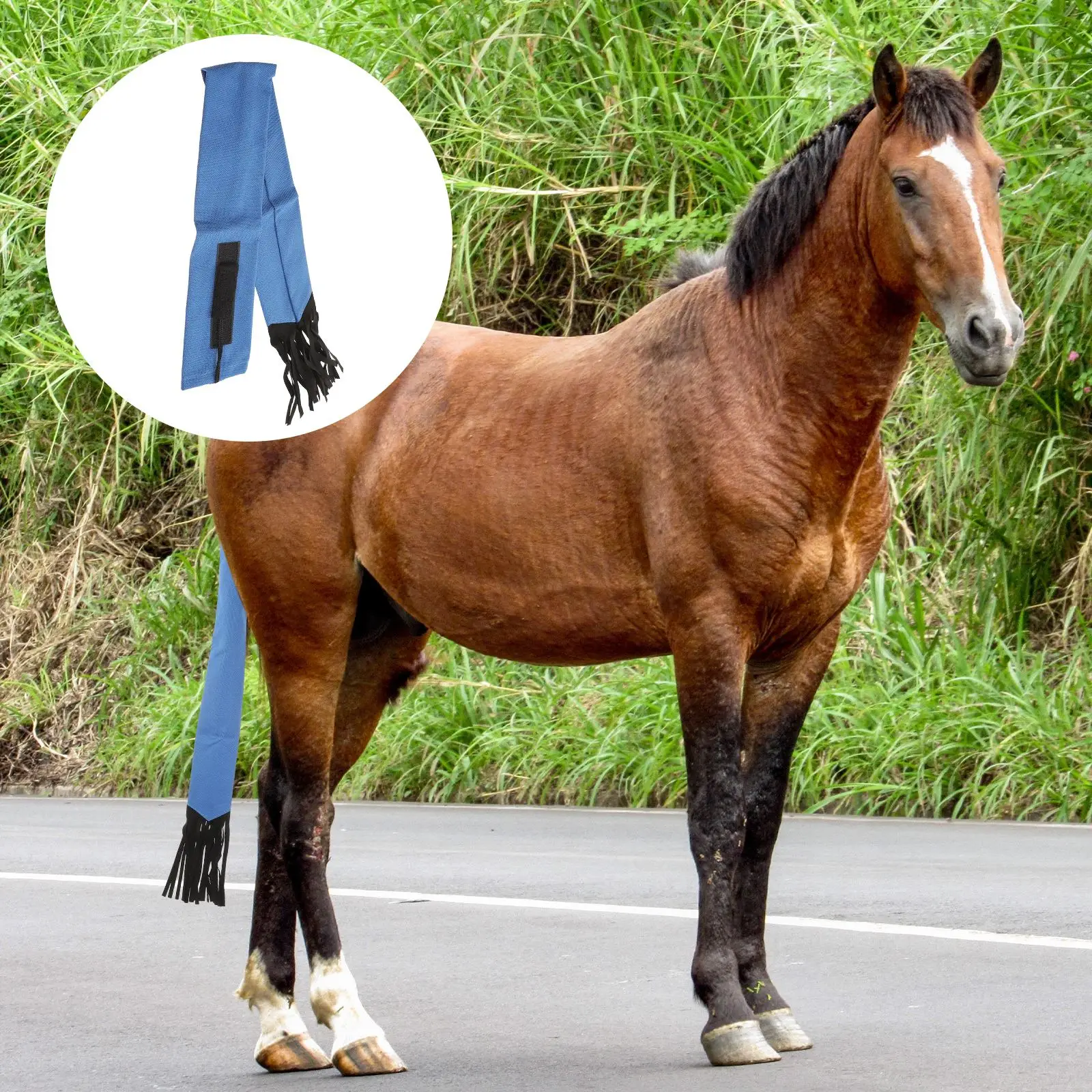 Ponytail Protection Bag Protector for Tail Bags For Horses Grooming Tools Protective Cover Grooming Supplies Container Holder