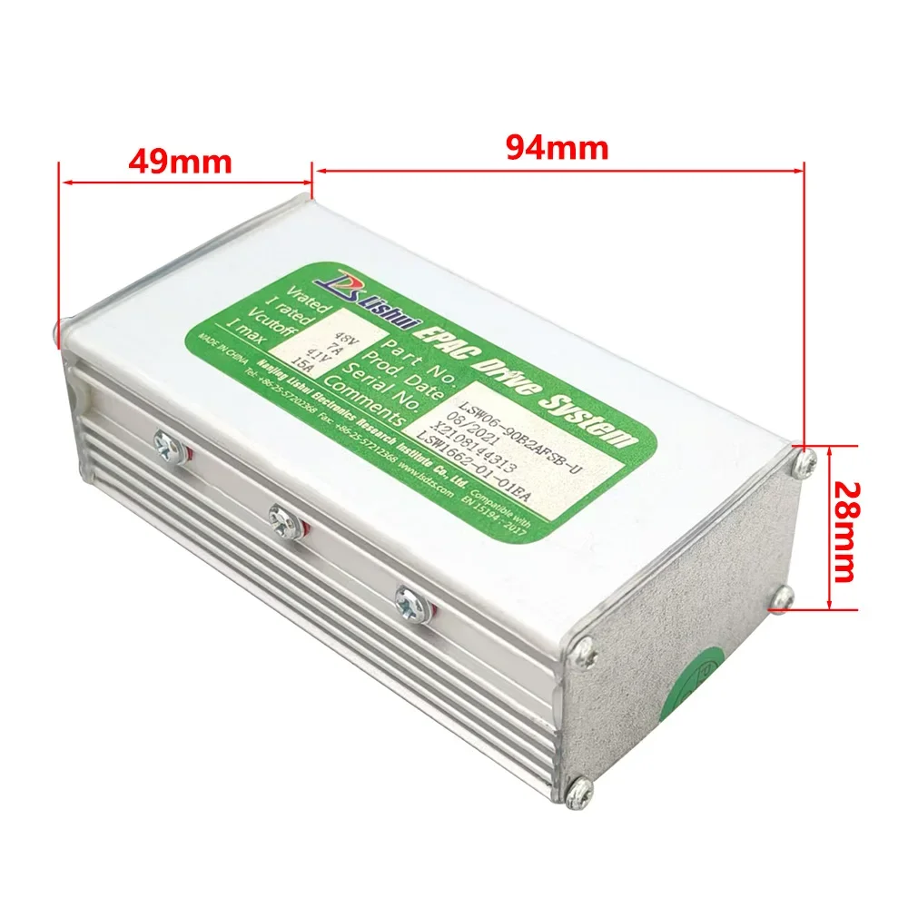 

Nulkomma E-Bike Brushless Motor Controller LSW06-90B2AFSB-U 48V 15A for Electric Scooters MTB Fat Bike Accessories Speed