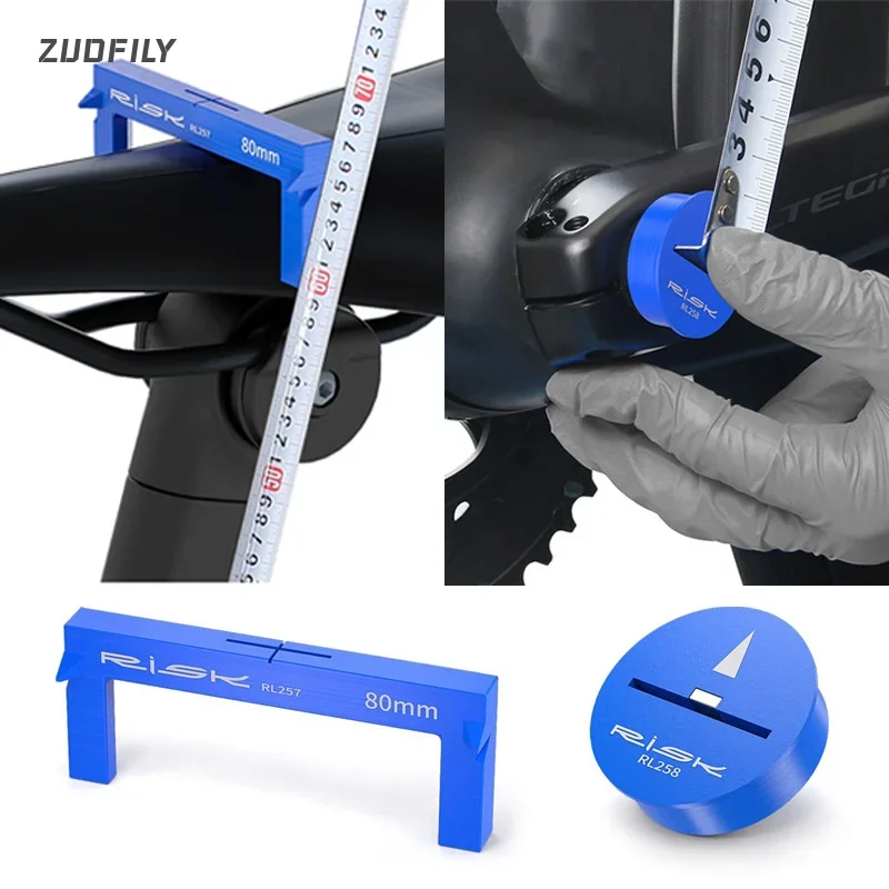 Herramientas de medición de asiento de bicicleta de montaña, herramienta de medición de distancia de altura de asiento de bicicleta, herramientas de calibre de ajuste de cojín frontal