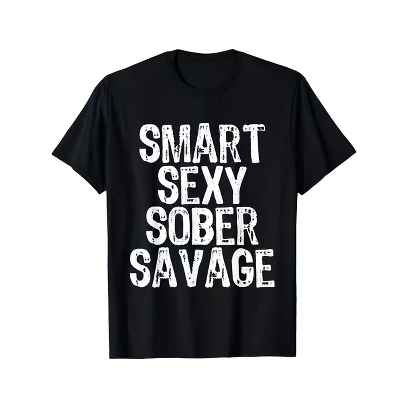 Sobriety Anniversary Aa Na T Shirt Classic Retro Style Round Neck Short Sleeves Machine Washable Ideal For Casual Sportwear Comfortable Tee Graphic Print Shirt Tee For Everyday Outdoor Activities