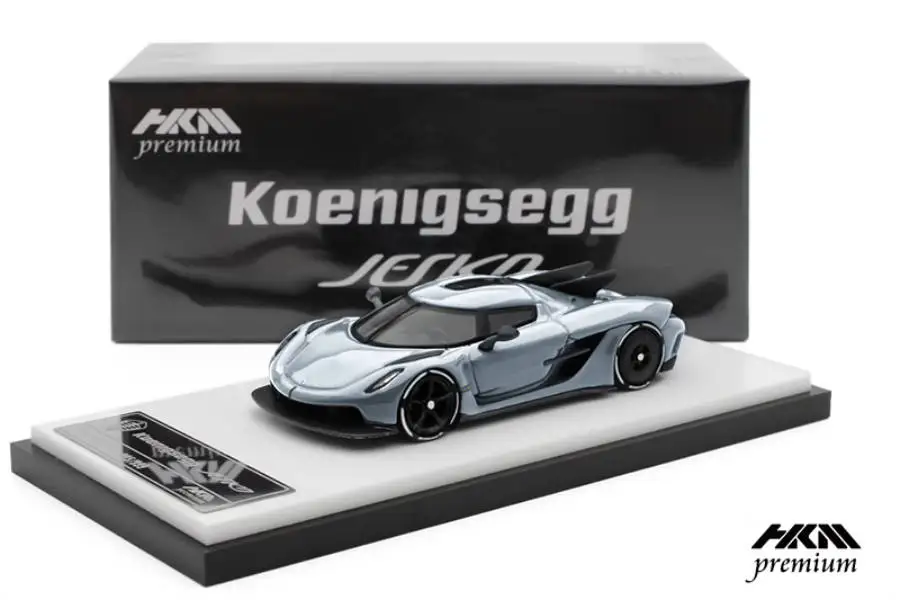 HKM In Stock 1:64 Agera ONE 1 Half Carbon Chrome Jesko Diecast Diorama Car Model Collection Toys