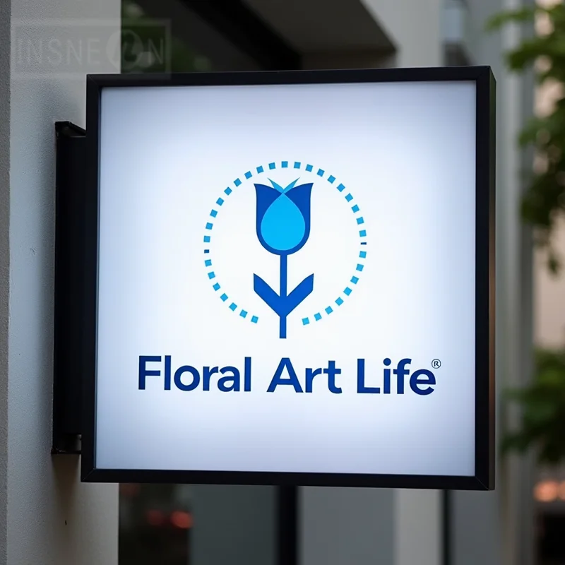 Custom Waterproof LED Light Box Outdoor Business Sign Acrylic Double Sided Storefront Signage Wall Mounted Advertising Display