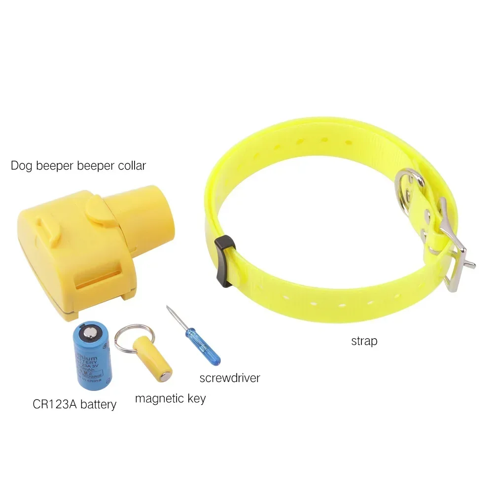 Updated Outdoor Waterproof Hunting Dog Beeper Collars 8 Modes Dog Collar Buzzer Tracking Trainer Remote Control Training for Dog