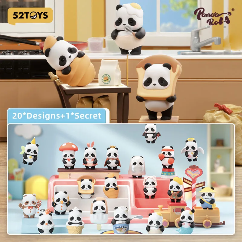 52TOYS Mystery Box Panda Roll MINI ME Dress-up Series, whole set 20 pcs, Blind Box, random cute Anime Figures, Height: 3cm