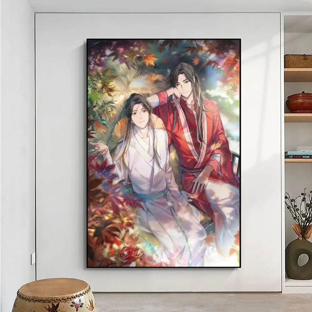 Tian Guan Ci Fu Poster Posters Kraft Paper Vintage Poster Wall Art Painting Study Aesthetic Art Small Size Wall Stickers