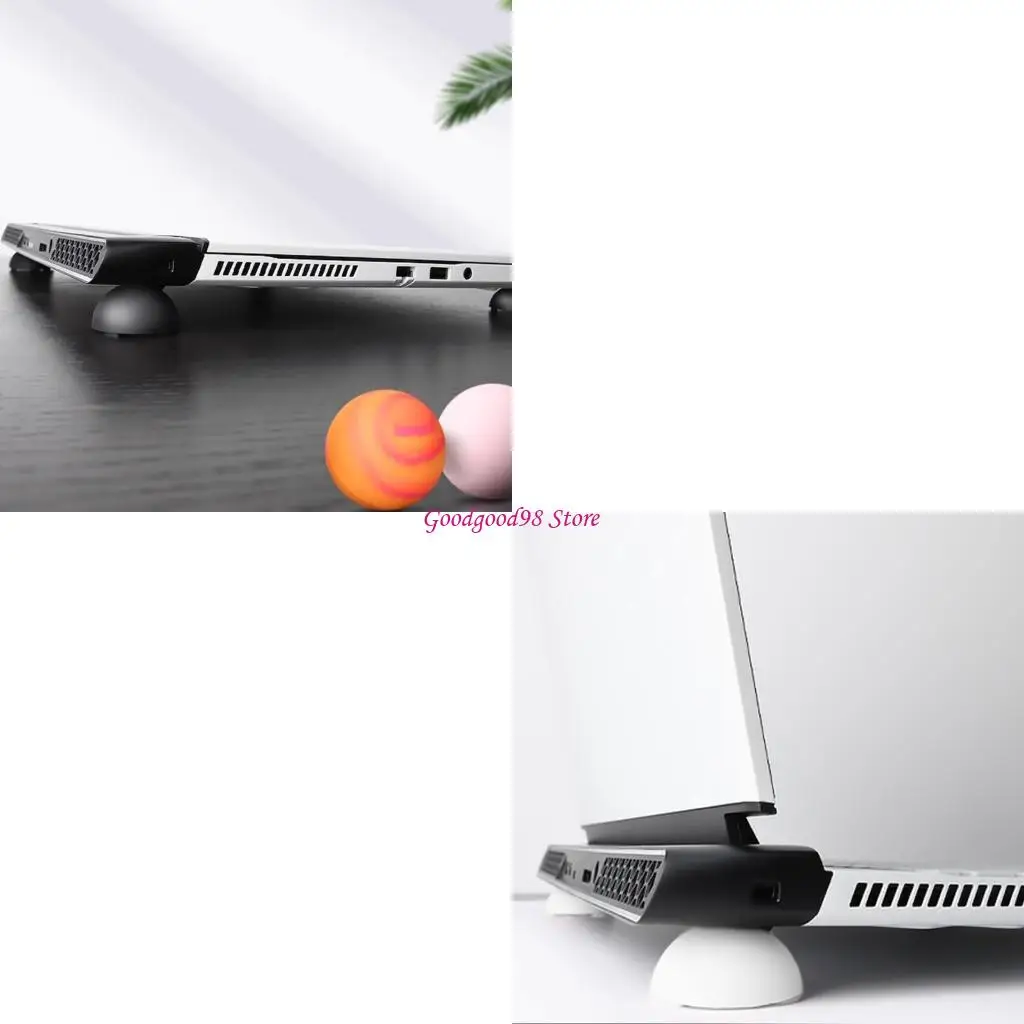 

Silicone Laptop Risers Cooling Pad NonSlip Ergonomic Stand Portable Design