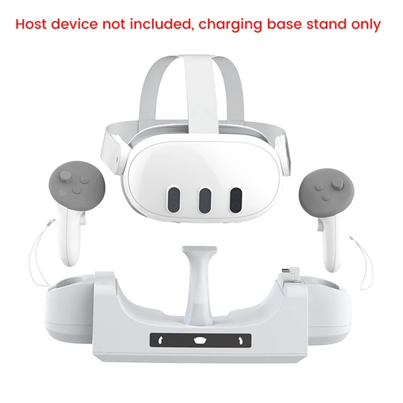 HOT-Charging Station For Meta Quest 3 Charging Dock Display Stand For Oculus Quest 3 VR Headset And Touch Controllers