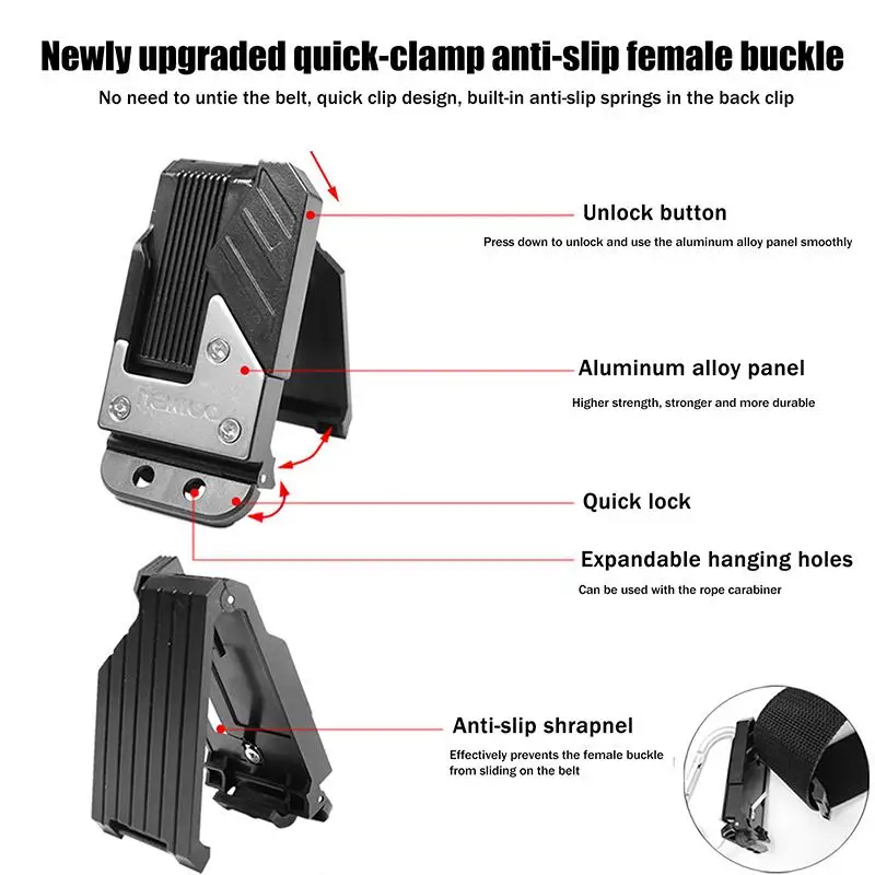 

Quick Hanging Buckle Tape Holder Foldable Waist Electrician Tool Kit Strong Insulation For Home and Worksite Wiring Jobs