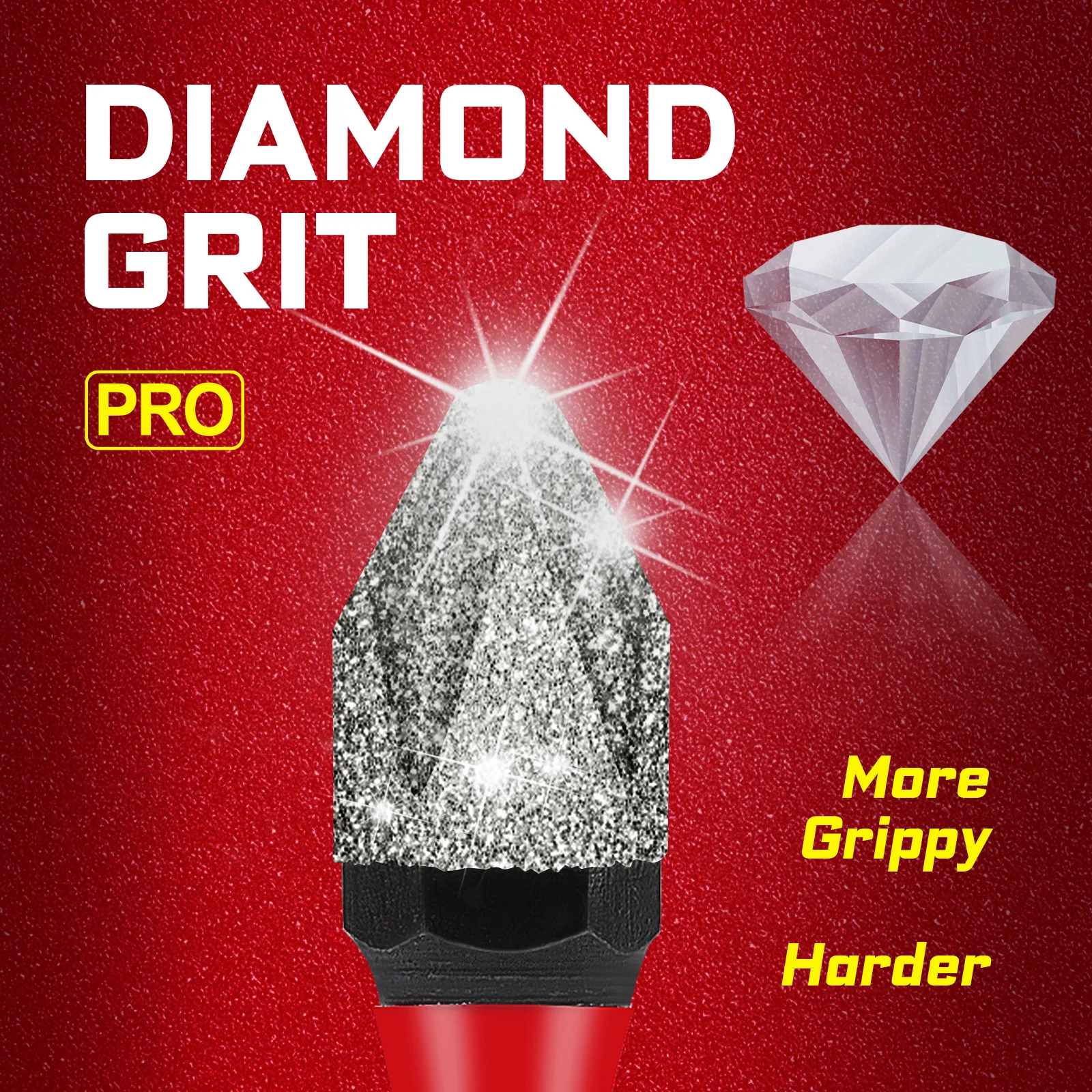 Geinxurn conjunto de bits de chave de fenda de impacto revestida de diamante de vários tamanhos, conjunto de bits ph2 de aço s2 magnético com 1 peça de chave de fenda holer