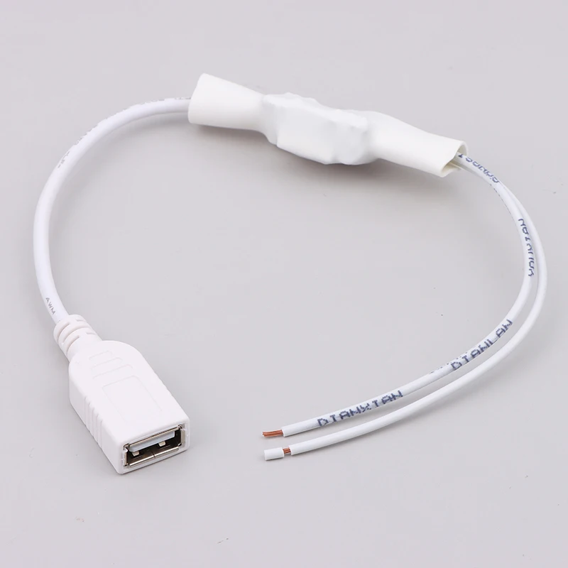 Hot！1PC AC 220V To DC 5V/1A 5W White Wifi Camera DIY Monitorn Female USB Adapter Connector Isolation Module Stabilized Module