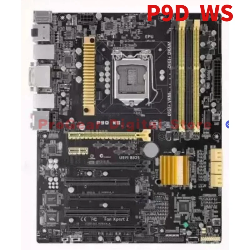 

Материнская плата для рабочих станций ASUS P9D WS LGA 1150 ATX DDR3, поддерживает процессоры Xeon E3 v3 / Intel Core 4-го поколения