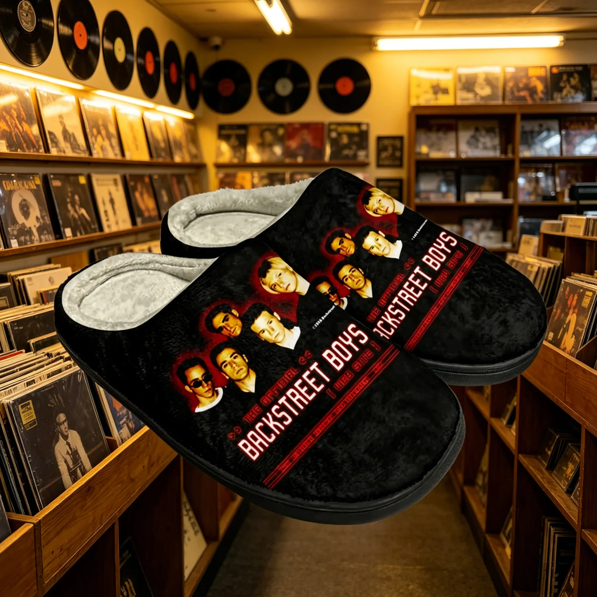 

Backstreet Boys Avatar The Last Airbender Retro Cotton Slippers Anime Band Graphic Anti Slip Soft Sole Unisex Home Footwear