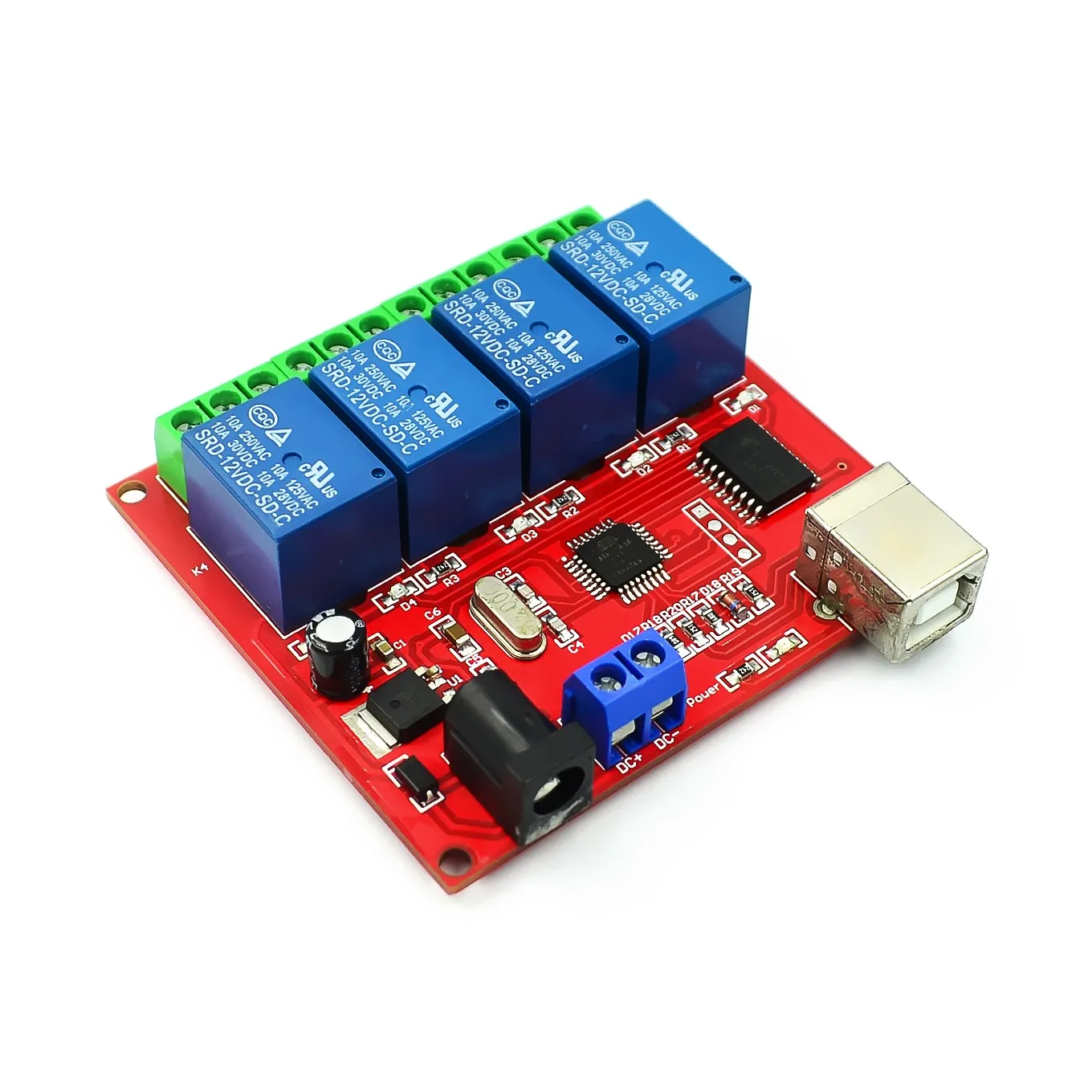 5V 12V 2 4 8 Channel USB Relay Control Switch Programmable Computer Control For Smart Home PC Intelligent Controller