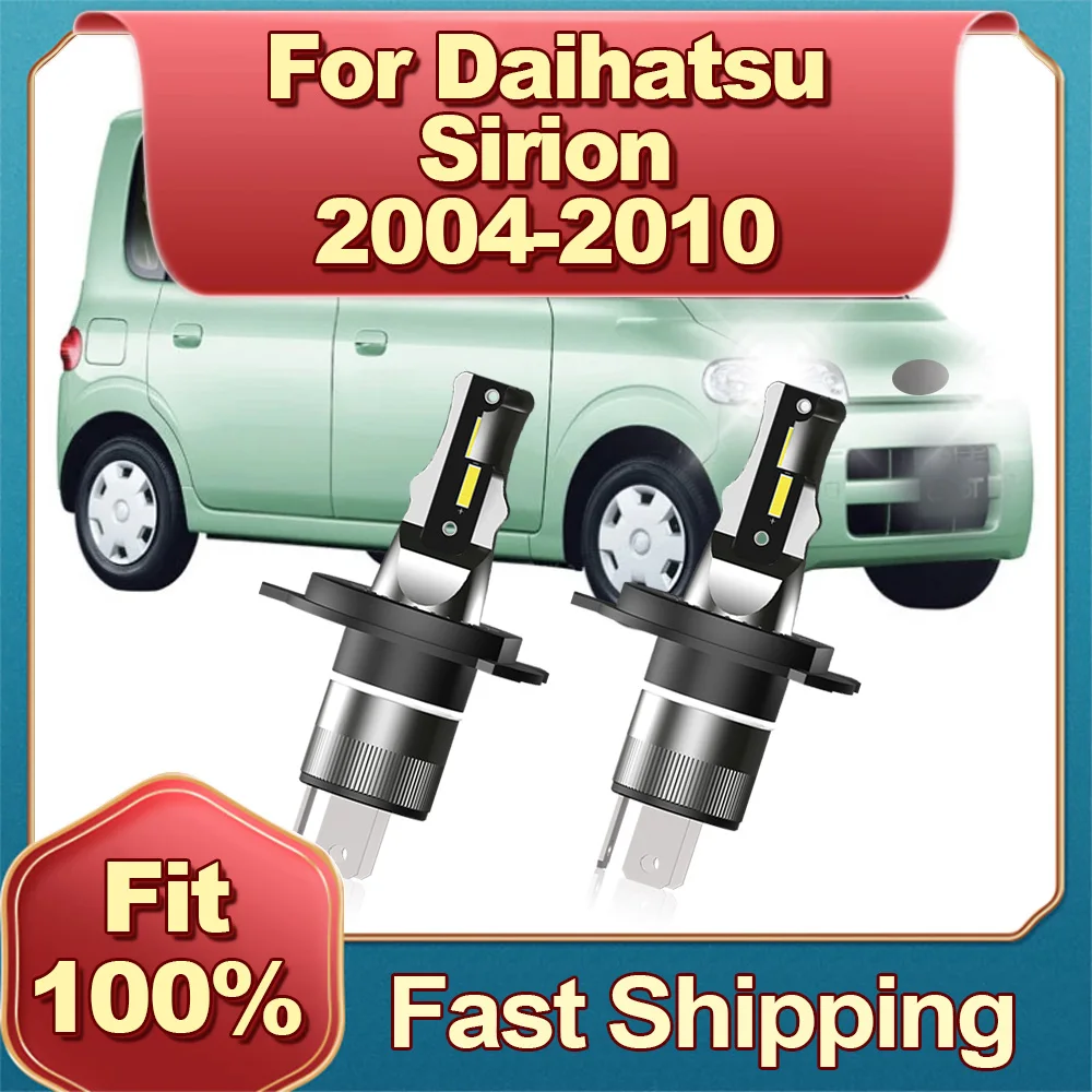 

2Pcs H4 Led Car Headlight 30000LM Super Bright Canbus Lamp Bulbs For DAIHATSU SIRION 2004 2005 2006 2007 2008 2009 2010