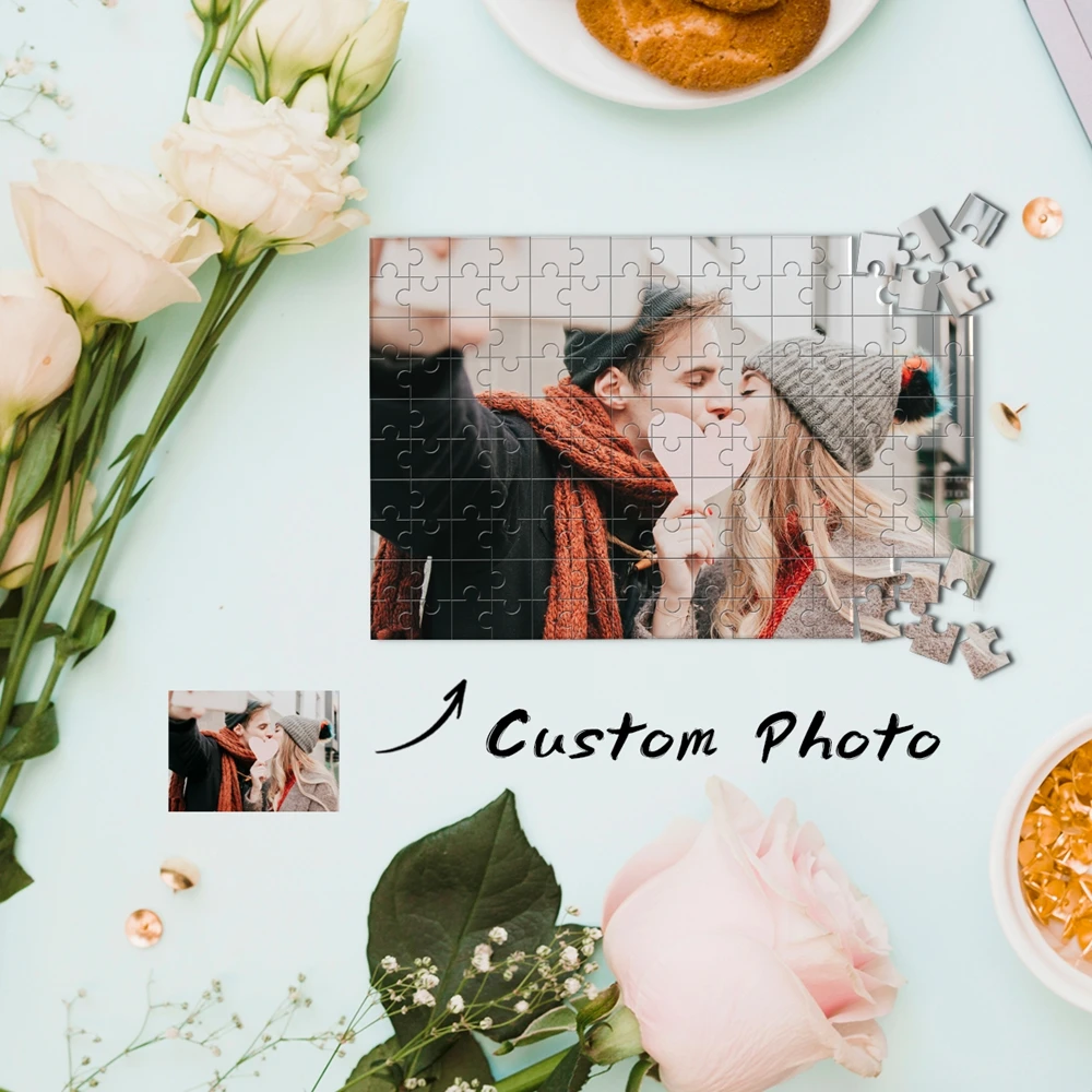 150/300/500pcs Excellent Couple Custom Photo Custom Puzzles in Photos For Bedroom Desk Decor Educational toys