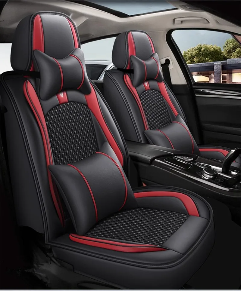 

Front and Back car seat covers for Mitsubishi Outlander 2022-2013 5 seats breathable seat case durable seat cushion