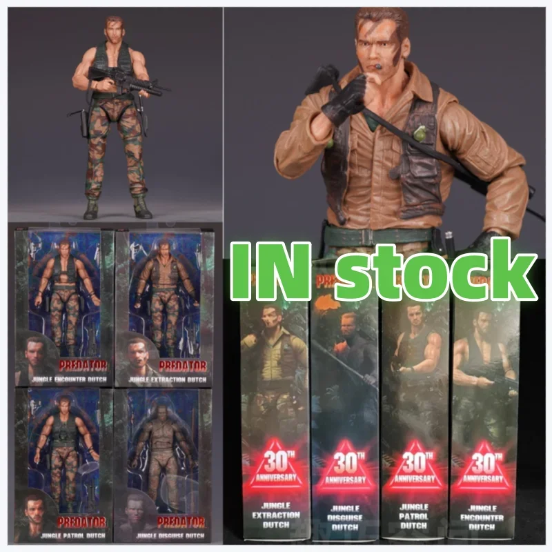 

В наличии: Фигурки NECA KO Predator 30th Anniversary Jungle Encounter Dutch Extraction, Dutch Patrol, Dutch Disguise, Dutch Action Figures