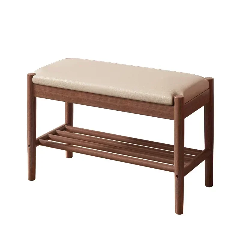 

Shoe Cabinets Multi-functional Solid Wood Simple Display Bench Hallway Shoe Rack Dorm Space Saving Szafki Na Home Furniture New