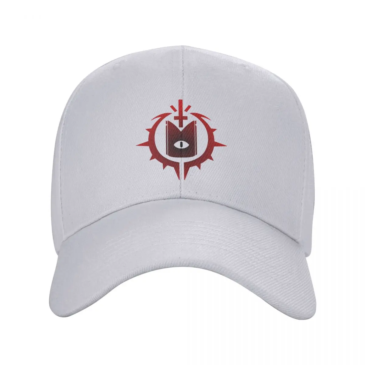 Adult Cult Of The Lamb Ritual Symbol Hats Outdoor Baseball Cap Polyester Hats Trucker Hat Adjustable Fishing Hat Summer