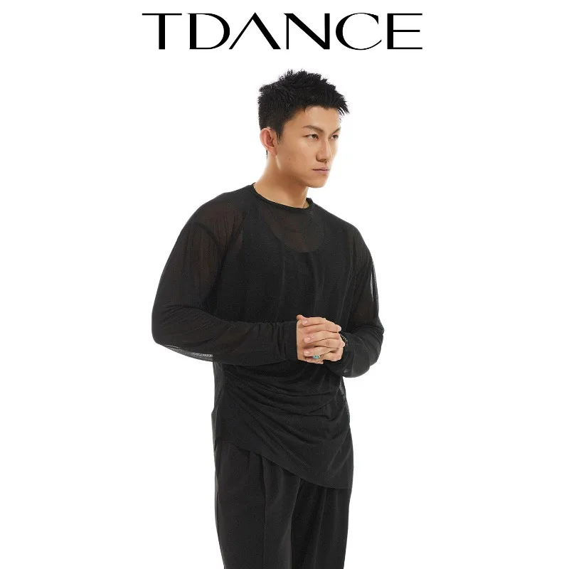 TDANCE – robe d'entraînement de danse latine personnalisée pour hommes et femmes, [couverture de fil], Performance empilée, légère, pour adultes, BS-30