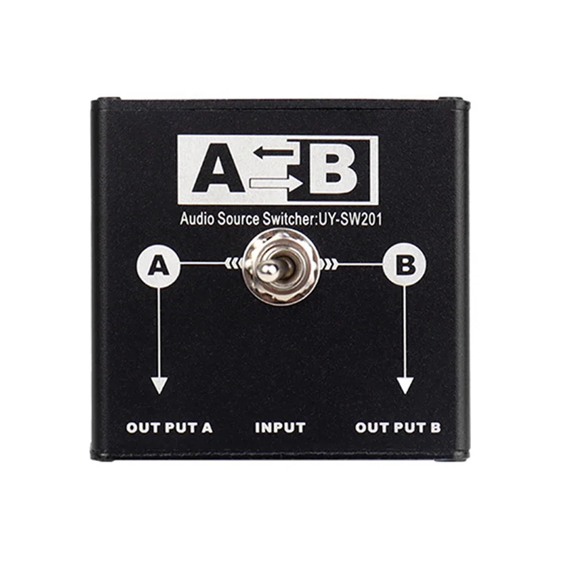 B92B-3,5 Mm Audio Switcher 2 In 1 Out Audio Switcher 2-1 Audio Switch Selector Für Soundkarte Computer