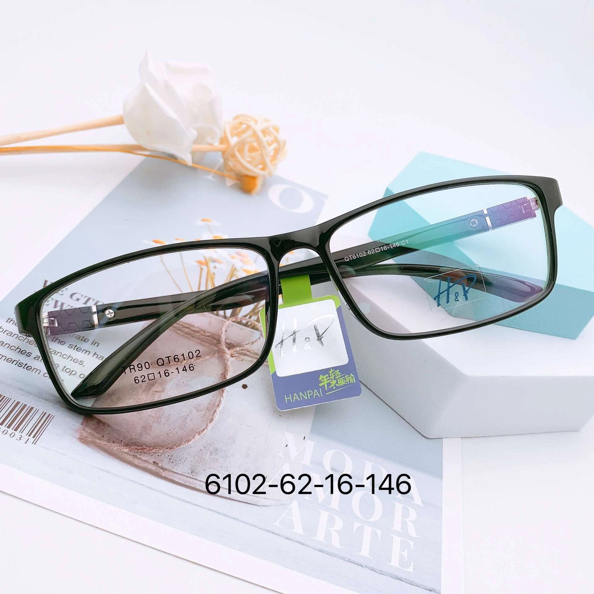 

Rockjoy Oversized Eyeglasses Frame Men Women Reading Glasses Male 155mm Wide Face Spectacles Anti Blue Reflection Prescription