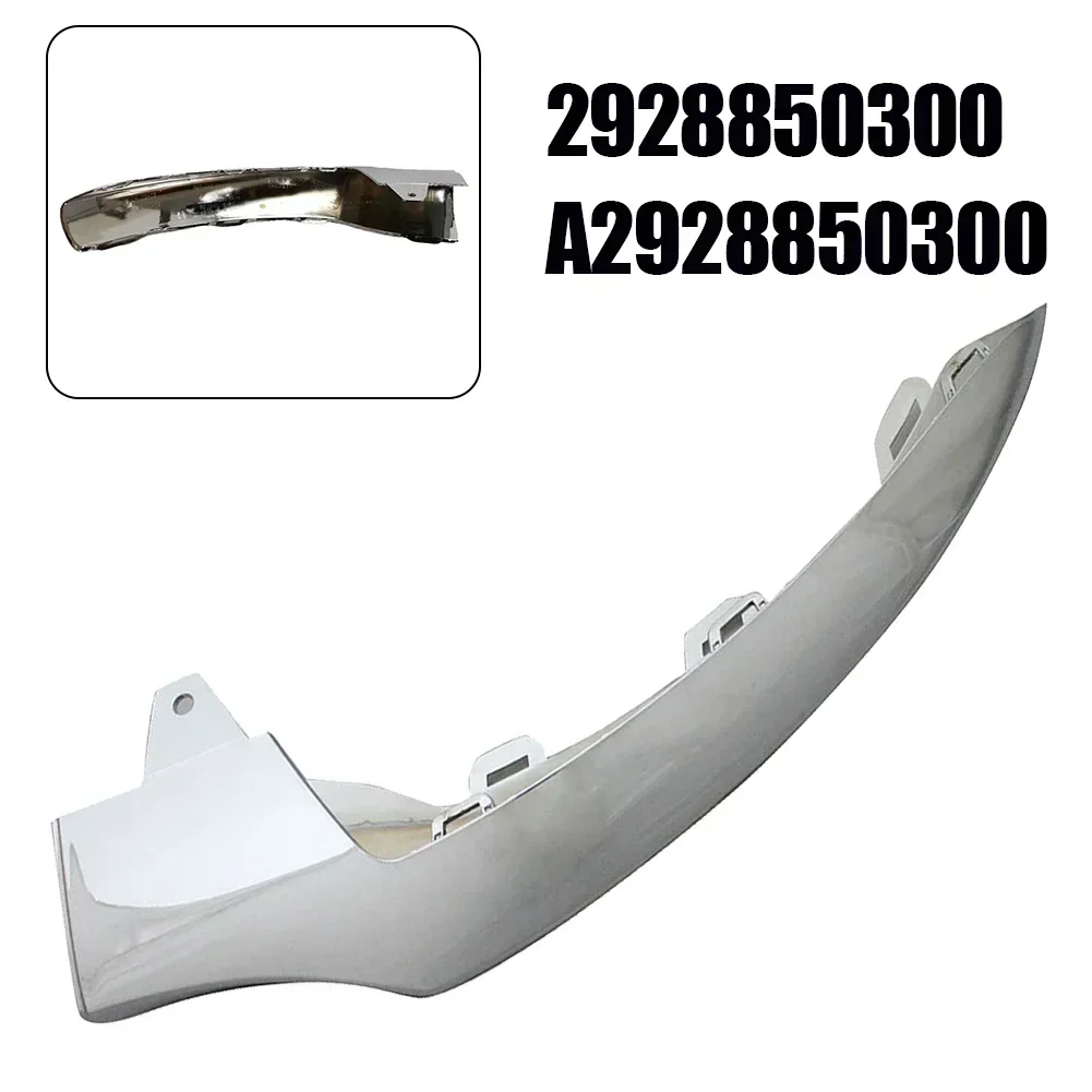 

1pcs Sliver Plastic Chrome Left Front Bumper Moulding Trim For Mercedes W292 GLE 2016-19 2928850300 A2928850300