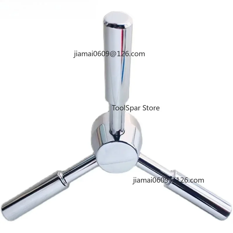 Triangle Safe Door Handle, Mechanical Metal Lock for Gun Cabinet & Vault Security Door