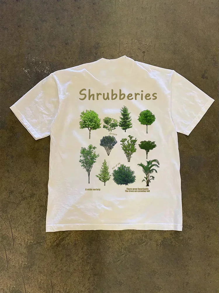 Loose Fit Cotton Short Sleeve T-Shirt Unisex Casual Comfortable Breathable Pure Cotton Double Thread T-Shirt for Summer