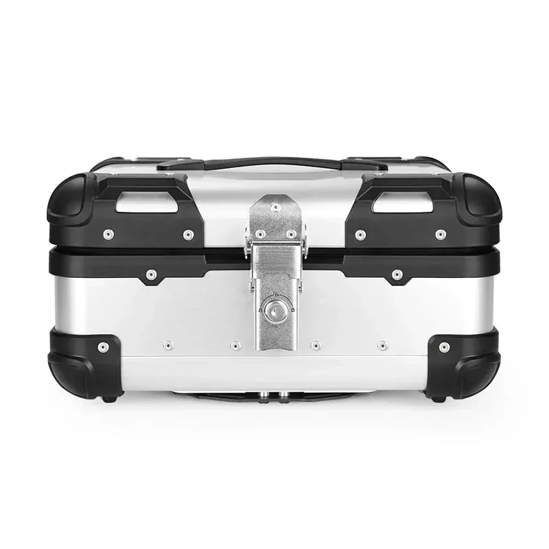 22L-R Silver F2 - MOTO  Alu Motorbike Tail Box  Moto Top