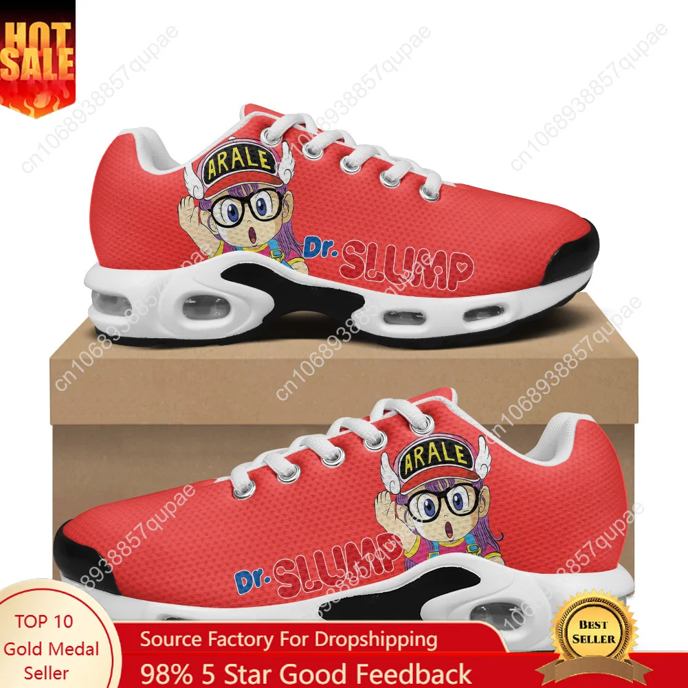 Arale Dr Slump Air Cushion Sports Sneakers Lovely Anime Shoes Men Women Teenager High Quality Footwear Custom Made Mesh Sneaker