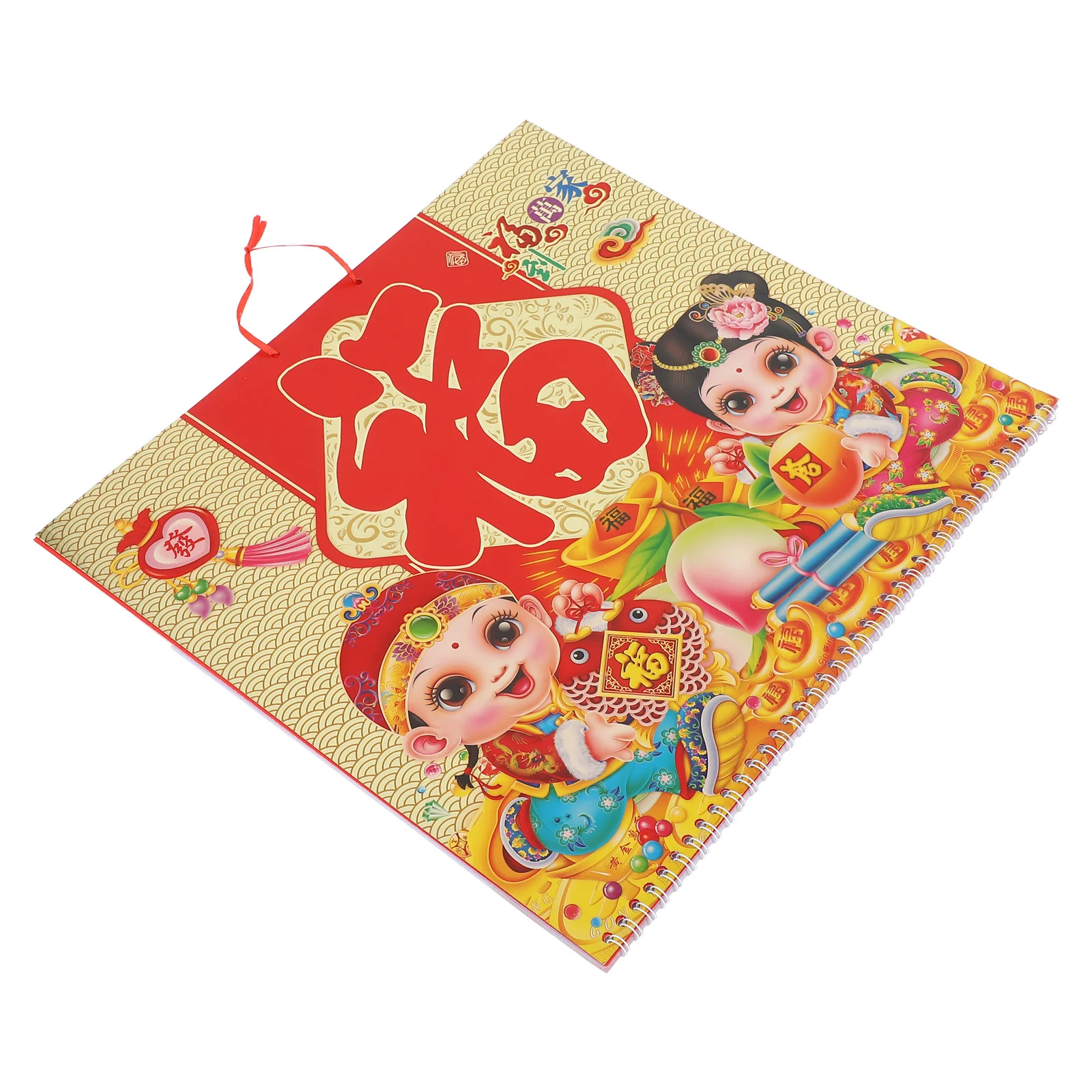 

Китайский лунный календарь 2026 фэн-шуй, традиционный настенный знак зодиака, лошадь, висит, ежедневные благоприятные даты, домашний декор стен