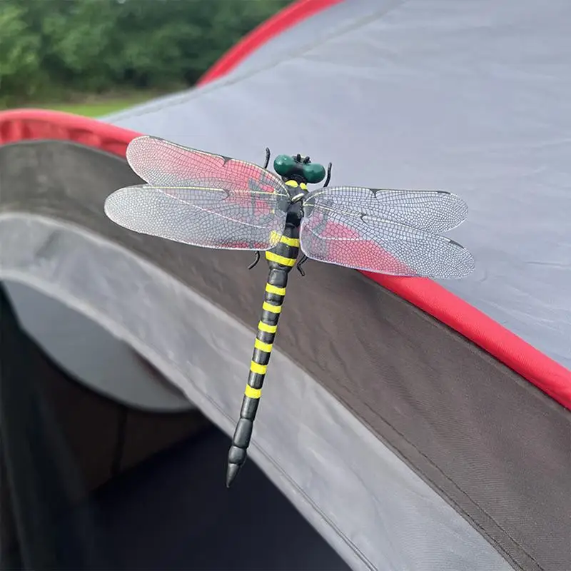 

Clip On Dragonfly Realistic Simulated Dragonfly Fake Dragonflies Fly Repelling Supplies Attach To Clothing For Camping Fishing