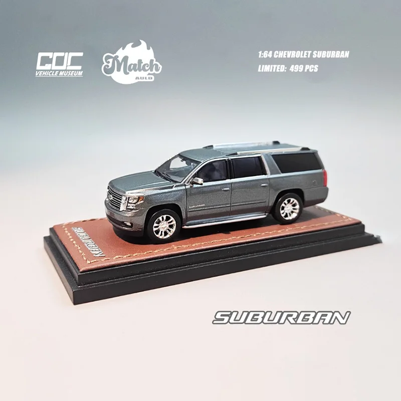 

Diecast 1:64 Scale Alloy GOC Suburban 2015 Car Model Finished Product Simulation Toy Collection Gift Static Model Display
