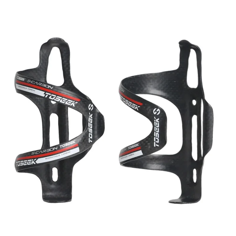 

TOSEEK Bicycle Bottle Holder Side Pull Carbon Fiber Mountain Bike Road Bike Cycling Equipment Water Bottle Cage Accessories