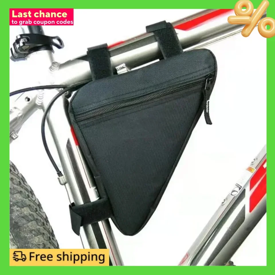 Bolsa de bicicleta triangular impermeável, saco do quadro do tubo dianteiro, suporte do quadro, guidão, sacos da bicicleta do ciclismo, acessórios da bicicleta