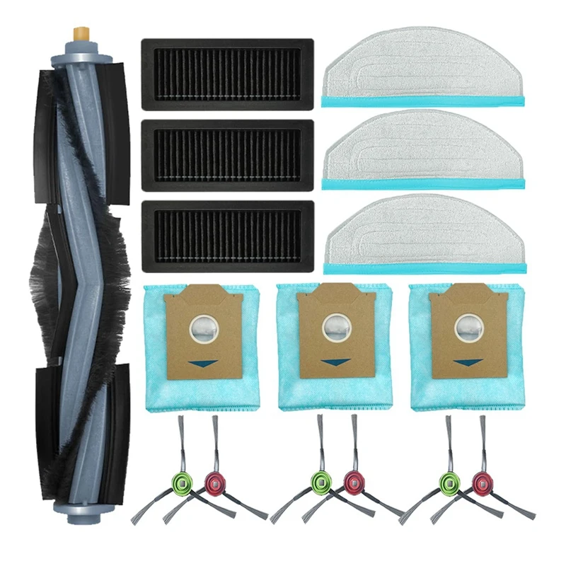 Substituição Escova Lateral Principal para ECOVACS Yeedi Cube Robot Vacuum, Filtro, Mop Pad, Saco De Pó