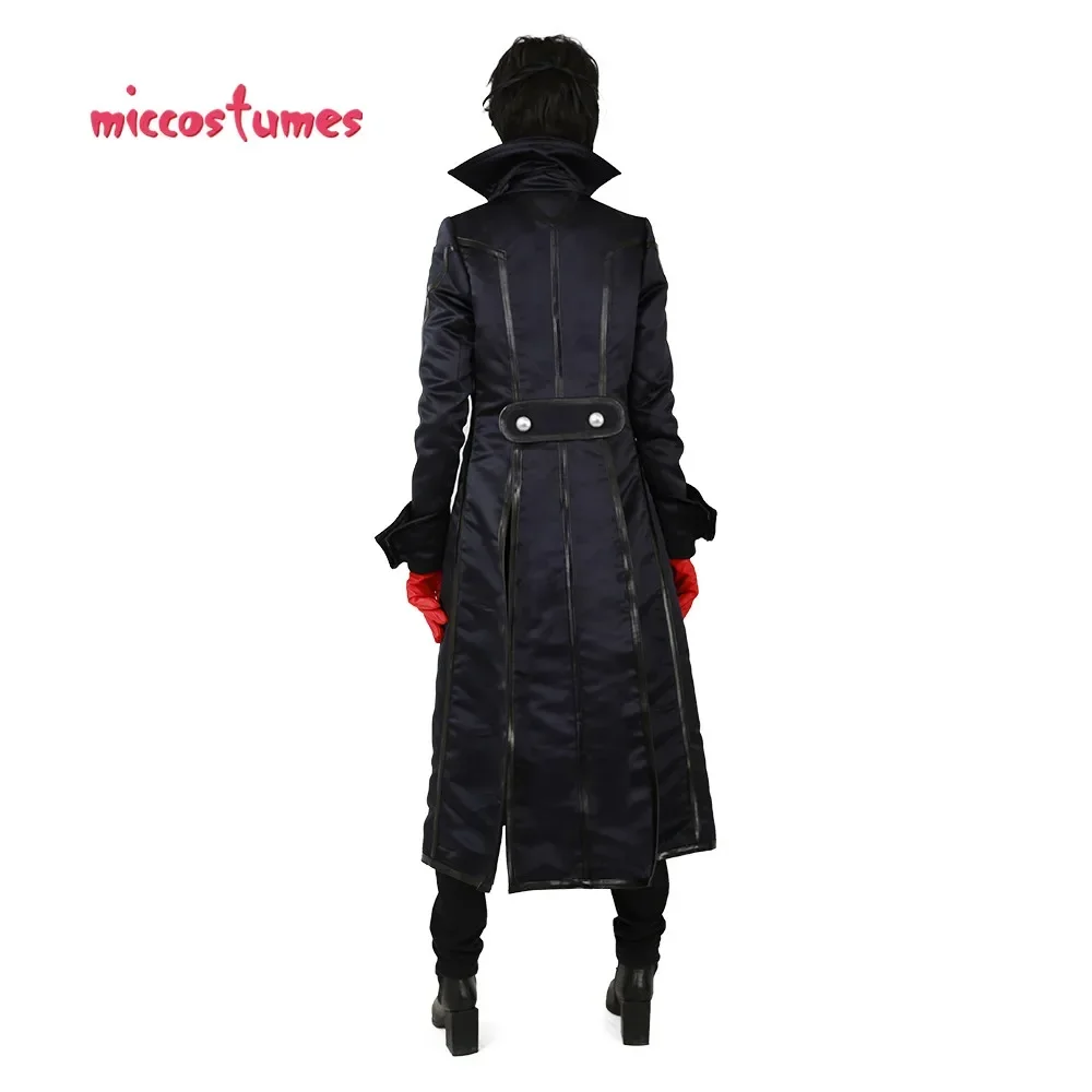 Miccostumes Men's Joker Cosplay Men's Anime Costume Coat Shirt Gloves and Eye Covering for Thief Cosplay Costume image 5