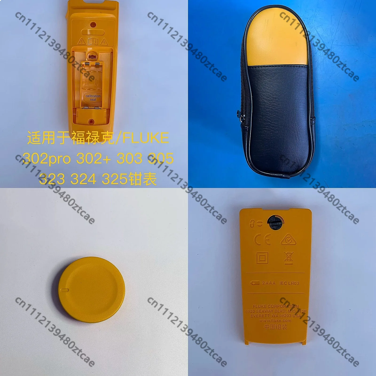 1PCS Button Battery Cover Protective Sleeve Front Shell Knob for Fluke 302+ 303 305 323 324 325 Repair Parts